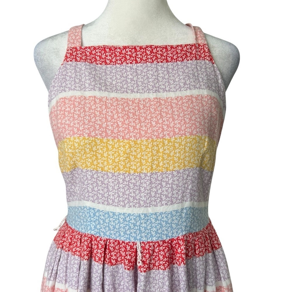 GAL MEETS GLAM Blake Stripe Midi Dress Sz 4 - Picture 5 of 9